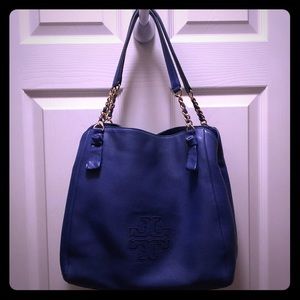 Tory Burch Medium Harper purse in Macau Blue